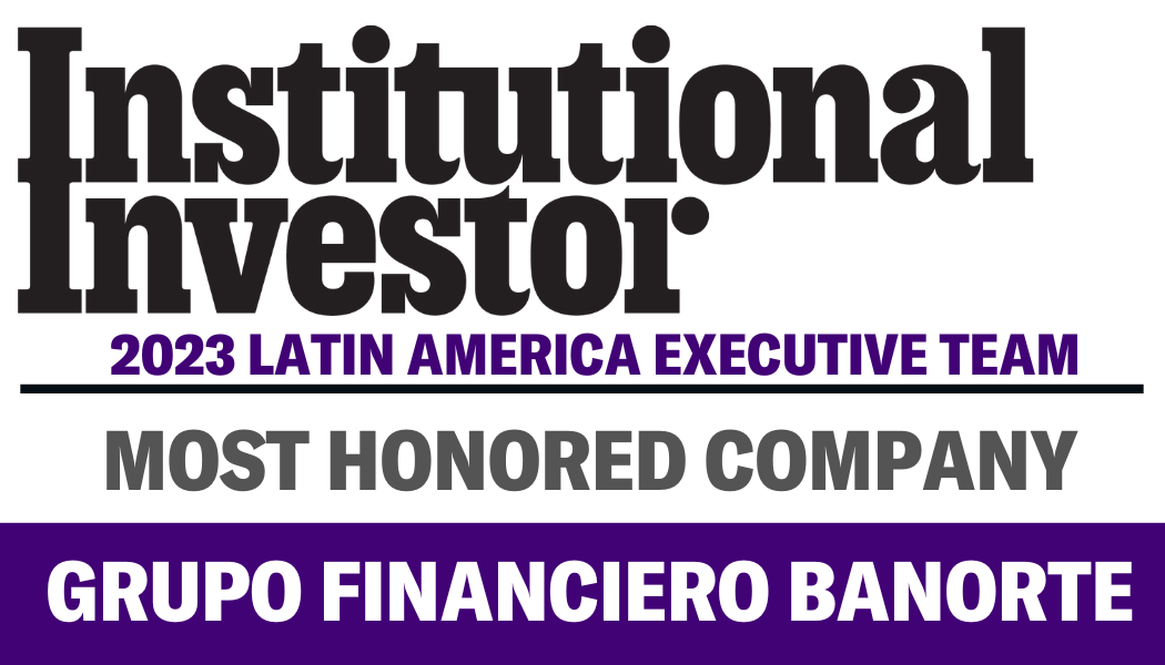 Banorte y su Consejo de Administración, los mejores del sector financiero en América Latina: Institutional Investor